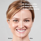 halpa Henkilökohtaiset suojatarvikkeet-EMS kasvojenkohotuslaite LED-fotonihoito tärisevä kasvohieroja kasvojen hoikennus kaksoinleuan poisto V-linjanopeudennosto ihonhoitotuote ystävänpäivälahja