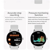 abordables Pulseras inteligentes-696 DA09 Reloj inteligente 1.43 pulgada Pulsera inteligente Bluetooth Podómetro Recordatorio de Llamadas Seguimiento del Sueño Compatible con Android iOS Mujer Hombre Llamadas con Manos Libres