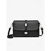 cheap Crossbody Bags-Women&#039;s Faux Leather Crossbody Bags in Black and Burgundy – Elegant Shoulder Bags for Everyday Use and Special Occasions