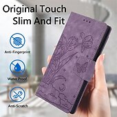Недорогие Чехлы для Samsung-телефон Кейс для Назначение SSamsung Galaxy S24 S23 S22 S21 Ultra Plus А55 А35 А25 А15 5Г S20 FE S25 Ультра Кошелек для карт Полная защита тела с ремешком на запястье Откидная подножка