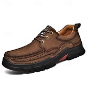 economico Scarpe da uomo-scarpe da uomo robuste e comode, in pelle scamosciata, con design traspirante e suola resistente, perfette per escursioni e abbigliamento casual