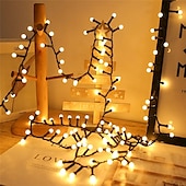billige Elektrisk støpsel-vanntette led fe string lights 5m/10m julelys dc31v eu/us/au/uk plug led string lights for outdoor  &amp; innendørs innredning