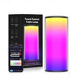 abordables Luces inteligentes-LED Smart Light Tuya WIFI Luz Colorida Inteligente RGB Luz Nocturna para Maternidad Luz de Mesa Control Táctil Luz Nocturna Portátil para Ocio Exterior Camping Luz de Ambiente Colorida
