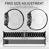 levne Pásky na hodinky Samsung-2 ks Pásek hodinek pro Samsung Galaxy Watch 7/6/5/4  40/44mm, Watch 5 Pro 45mm, Watch 6 Classic 43/47mm, Watch 4 Classic 42/46mm Sledujte Ultra Nerez Výměna, nahrazení Popruh s nástrojem pro