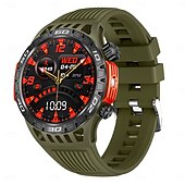 ieftine Ceasuri Smart-ceas inteligent ht22 ecran de 1,46 inchi apel bluetooth ip68 lanternă cu led rezistentă la apă baterie mare 100 sport gps pistă de fitness ceas inteligent