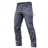 preiswerte Unterteile-Herren Kampfhosen Cargohosen Wanderhose Wanderhosen Militär Außen Regular Fit warm Fleece-Futter Wasserdicht Atmungsaktiv Hosen / Regenhose Schwarz Grau Jagd Klettern Camping / Wandern