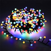 billige Elektrisk støpsel-vanntette led fe string lights 5m/10m julelys dc31v eu/us/au/uk plug led string lights for outdoor  &amp; innendørs innredning