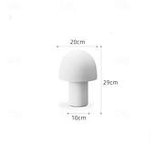 お買い得  ベッドサイドランプ-LED テーブルランプ 温白色 電球付き 20/28cm モダン装飾 金属製 マッシュルーム テーブルランプ ナイトライト ベッドサイドランプ クリエイティブデザイン E27 デスクランプ 寝室 リビングルーム ホテル カフェ 110-240V