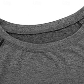 Χαμηλού Κόστους T-shirts και αμάνικα μπλουζάκια για τρέξιμο-Γυναικεία Μπλούζα συμπίεσης Αθλητική φανέλα Πουκάμισο γυμναστικής Μακρυμάνικο Μπλουζάκι Causal Ένδυση γυμναστικής και άθλησης Φθινόπωρο Αναπνέει Γρήγορο Στέγνωμα Moale