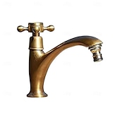 cheap Bathroom Sink Faucets-Bathroom Sink Faucet Antique Brass Single Handle One Hole Centerset Mount Lavatory Bathroom Vanity Faucet