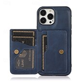 economico Cover per iPhone-telefono Custodia Per iPhone 16 Pro Max Plus iPhone 15 Pro Max Plus iPhone 14 13 12 11 Pro Max Plus Mini SE Per retro Con supporto A calamita Slot per schede Retrò TPU pelle sintetica