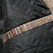 voordelige Trenchcoat voor heren-Voor heren Wollen jas Overjas Regenjas Lange trenchcoat Dagelijks Vakantie Herfst winter Polyester Thermisch Warm Winddicht bovenkleding Kleding Modieus Klassiek Ruitjes Zak Revers Enkele rij knopen