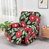 cheap Recliner Chair Cover-Stretch Floral Recliner Covers Non-slip Massage Lazy Boy Sofa Cover All-inclusive Single Seat Couch Cover Armchair Covers