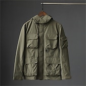 baratos Casacos Leves, Polares &amp; Caminhada-Homens Jaqueta Softshell Jaqueta de Trilha Ao ar livre A Prova de Vento Impermeável Jaqueta leve Jaqueta corta-vento Viajar Preto Verde Tropa Azul Marinho Cáqui