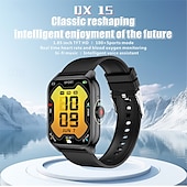 Χαμηλού Κόστους Smartwatch-iMosi QX15 Εξυπνο ρολόι 1.85 inch Έξυπνο ρολόι Bluetooth Βηματόμετρο Υπενθύμιση Κλήσης Παρακολούθηση Δραστηριότητας Συμβατό με Android iOS Γυναικεία Άντρες Κλήσεις Hands-Free Αδιάβροχη Έλεγχος Μέσων