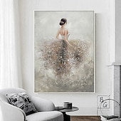 preiswerte Gemälde mit Menschen-Mädchen Malerei handgemachte Tänzerin Ölgemälde auf Leinwand handgemachte Ballerina Fine Art Ballerinas Ölgemälde Ballett Ölgemälde Wand-Dekor handgemalte Ballerina Malerei moderne Wand-Dekor