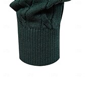economico maglione pullover da uomo-maglione da uomo in cotone con ricamo giraffa, girocollo, classico pullover lavorato a maglia con motivo a torsione per uomo