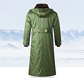 abordables Forros &amp; Chaquetas 3 en 1-Hombre Abrigo de invierno Chaqueta de lana para senderismo Invierno Al aire libre Mantiene abrigado Forro Polar Resistente al Agua Resistente a arañazos Abrigos Viaje Negro Verde