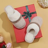 baratos Chinelos para casa-chinelos aconchegantes para mulheres felpudos para ambientes internos&amp;amp;sapatos para áreas externas com espuma de memória e sola antiderrapante, presentes perfeitos para mães e mulheres