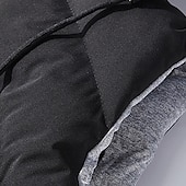 preiswerte Men&#039;s Vest-Herren Daunenweste Puffer Weste Weste Urlaub Täglich Verabredung Modisch Brautkleider schlicht Herbst Winter Tasche Polyester warm halten Komfortabel Glatt Reisverschluss Mit Kapuze Regular Fit
