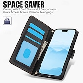 preiswerte Handyhülle für iPhone-Handy Hülle Handyhüllen Für iPhone 16 iPhone 15 Pro Max Plus iPhone 14 13 12 11 Pro Max Plus Brieftasche Kartenetui Ganzkörperschutz mit Lanyard mit Handschlaufe Retro TPU PU-Leder