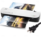 お買い得  事務用品-ラミネーターマシン 4 in 1 サーマルラミネーター クイックウォームアップ ペーパートリマー 最大幅 9 インチ