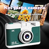 Χαμηλού Κόστους Action Κάμερες-4k ρετρό ψηφιακή φωτογραφική μηχανή vlogging κάμερα wifi με οθόνη 2,4 lcd hd 1080p 16x compact ψηφιακό ζουμ κάμερα ευρείας γωνίας και κάμερα λήψης