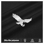 preiswerte Sweatpants-Herren Adler Jogginghose Jogger Thermohose Fleece-Jogginghose Elastischer Kordelzug in der Taille Brautkleider schlicht Alltagskleidung Tasche Hose mit geradem Bein Winter 3D-Druck Schwarz Dunkelblau