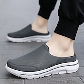 preiswerte Hausschuhe und Flip-Flops für Herren-Leichte Slipper aus Mesh für Herren – atmungsaktive, bequeme Pantoletten für sommerliche Spaziergänge im Freien