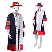 cheap Anime Costumes-Portgas·D· Ace Anime Cosplay Costume Cosplay Suits Halloween Carnival Masquerade Costume For Men's Adults'