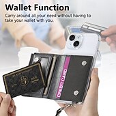 cheap Universal Phone Bags-Cell Phone Card Holder Pocket With Magsafe For iPhone 16 15 14 13 12 Pro Max Ring Holder Magnetic Drop Protection