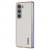 Недорогие Чехлы для Samsung-телефон Кейс для Назначение Z-образный сгиб 7 Z-сгиб 6 Z Fold 5 Z Fold 4 Z Fold 3 Кейс на заднюю панель Защита от удара Ретро Покрытие Металл