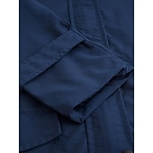 cheap Active Jacket-Women's Rain Jacket Hiking Raincoat Waterproof Jacket Outdoor Windproof Quick Dry Lightweight Hooded Windbreaker Parka Trench Coat Top Camping Hunting Fishing Navy Pink Blue Purple