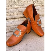abordables Calzado-Rococó Barroco Victoriano Zapatos Hombre Víspera de Todos los Santos Carnaval Mascarada Rendimiento Fiesta / Noche Mascarada Adulto Zapatos