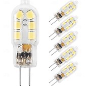 preiswerte LED Doppelsteckerlichter-G4 Bi-Pin-LED-Lampe, 1,5 W, AC/DC 12 V, nicht dimmbar, Ersatz für Halogenlampe, 20 W, Weiß, Warmweiß, 5/10 Stück