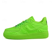 cheap Men&#039;s Sneakers-Men&#039;s Neon Green Athletic Sneakers – Lightweight Design, Bold Style for Running, Sports, and Casual Wear