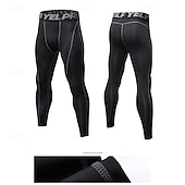 abordables Pantalones de Correr &amp; Mallas-Hombre Leggings mallas Pantalones para correr Leggings Pantalones de chándal Bolsillo Cintura elástica Alta cintura Mallas Leggings Exterior Deporte Deportivo Otoño Secado rápido Ligero Suave Maratón