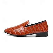 voordelige Semi-formeel-Heren loafers van imitatieleer met krokodillenmotief – stijlvolle instappers voor formele gelegenheden en zakelijke kleding