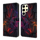 お買い得  サムスン用ケース-電話 ケース 用途 S24 Ultra S24 Plus S24 S23 S23 Ultra S22 S22 プラス ウルトラ S21 Ultra S21 FE S21 バックカバー スタンド付き 耐衝撃 レトロ風 PUレザー