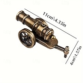 ieftine Jucării Novelty-1 mini replică de tun care se poate arde - miniaturi - model de armă militară detaliat pentru decorarea mesei și distracție sportivă de împușcare pentru copii și adulți - cadou unic de colecție și