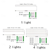 baratos Luz LED Ambiente-LED espectro completo planta crescer luz luz solar lâmpada de crescimento USB 5 V para plantas de interior gabinete estufa vegetal 1/2/4 peças (prateleira não incluída)