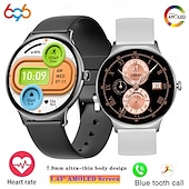 abordables Pulseras inteligentes-696 DA09 Reloj inteligente 1.43 pulgada Pulsera inteligente Bluetooth Podómetro Recordatorio de Llamadas Seguimiento del Sueño Compatible con Android iOS Mujer Hombre Llamadas con Manos Libres