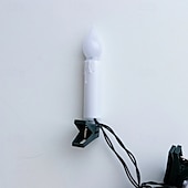 cheap Battery String Lights-Festive LED Candle Light String Warm White Battery-Powered Clip-On For Easy Hanging Perfect For Christmas Tree &amp; Holiday Decor