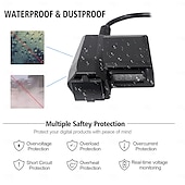 economico Caricabatterie per auto-Caricabatterie per cellulare per moto 3.4a dual usb con accendisigari 10-24v con misuratore di tensione accessori di modifica
