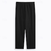 economico Gamba Dritta-Per uomo Pantaloni in pile Pantaloni della tuta Jogging Pantaloni della tuta a gamba larga Pantaloni Tasche Vita elastica Liscio Comfort Traspirante Esterno Giornaliero Per uscire Informale Grande e