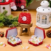 Χαμηλού Κόστους Συλλεκτικές Φιγούρες-χριστουγεννιάτικα είδη διακόσμησης, τσίγκινη τσάντα μπομπονιέρα, παιδικό δώρο, μίνι τσίγκινο τσαντάκι