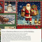 voordelige Kerstbeddegoed-Kerst dekbedovertrekset feestelijke vakantie kerst dekbedset compleet inclusief dekbedovertrek en kussenslopen perfect om seizoensgebonden vrolijkheid en comfort toe te voegen aan uw slaapkamerinrichting