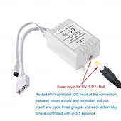 baratos Controlo Remoto-luzes de tira de led flexíveis rgb 5m luzes tiktok 300 leds 2835 8mm ir 44key controle remoto conectável autoadesivo mudança de cor