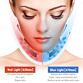 halpa Henkilökohtaiset suojatarvikkeet-EMS kasvojenkohotuslaite LED-fotonihoito tärisevä kasvohieroja kasvojen hoikennus kaksoinleuan poisto V-linjanopeudennosto ihonhoitotuote ystävänpäivälahja