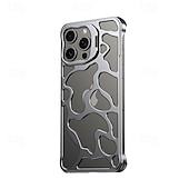 cheap iPhone Cases-Phone Case For iPhone 16 iPhone 16 Pro iPhone 16 Pro Max iPhone 15 iPhone 15 Pro Max iPhone 14 Pro Max iPhone 13 Pro Max Back Cover with Stand Holder Shockproof Retro Aluminum Alloy